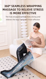 Professional Athlete Air Relax <strong>Compression</strong> Therapy System <strong>Leg</strong> and Foot Recovery Boot for Massage Products - Product Image 6