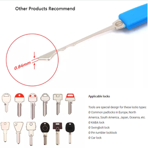 Essential Universal Trial <strong>Keys</strong> for Locksmith Easy to Use Lock Pick Set Lock Picking