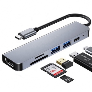 批发C型多端口适配器圆形2.5G Rj45 fast4端口Usb集线器 - Product Image 6