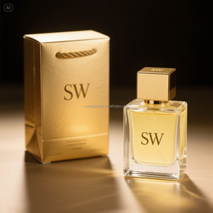 可生物降解的50毫升玻璃香水瓶与定制纸盒可持续选择 - Product Image 4