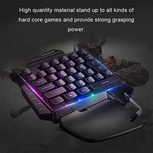G92 Teclado mecánico para juegos con una sola mano RGB retroiluminado Mini teclado portátil para juegos Controlador de juegos para PC P4 xbx Gamer - Product Image 2