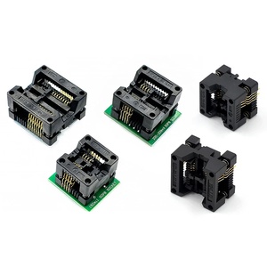 SOIC8 SOP8 a DIP8 asiento de cuerpo ancho 150/200mil adaptador de programador enchufe azul SA602 IC quemador de conversión de prueba - Product Image 1