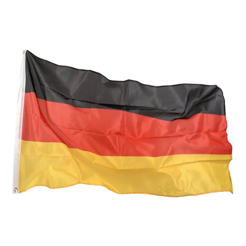 Flaggshow hochwertig gedruckt 3 x 5 ft 90 x 150 cm deutschland national fliegen deutschland flagge 100% Polyester