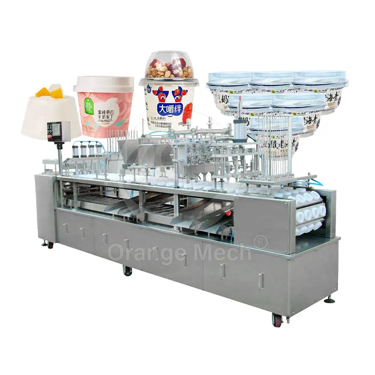 Orme Roestvrij Jelly K Cup Koffie Communie Kleine Saus Automatische Yoghurt Plastic Cup Pack Seal Machine