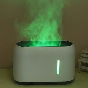 Neuheiten 24V Electric 3D Fire Aroma Diffusor Fernbedienung Flammen be feuchter mit 8 Farblich tern Einstellbarer Timer - Product Image 3