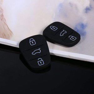 ปลอกหุ้มรีโมทคอนโทรลยางสีดำ3ปุ่มสำหรับ I20ฮุนได I30 IX20 IX35 Kia-iperchiavi/เปลือกและกุญแจ - Product Image 5