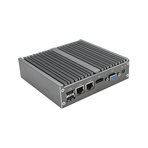 Nuovo N2840 Mini PC Dual LAN RS485/232 porta seriale Win7/8/10 Linux a bassa potenza 12V Stock Embedded Computer industriale
