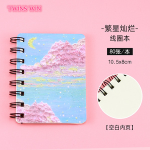80张迷你学生空白内页备忘录笔记本A7油画记事本3222 - Product Image 6