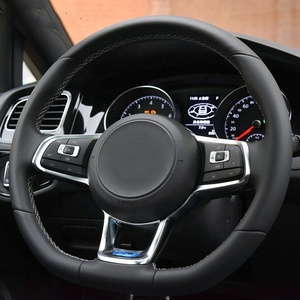 Volkswagen için uygun Golf 67rline Maisuteng Passat Tiguan <span class=keywords><strong>GTI</strong></span> modifiye orijinal tam deri direksiyon