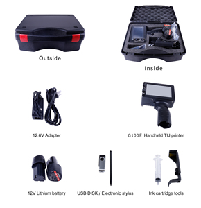 Macchina da stampa Docod G100E 12.7mm portatile con data di scadenza migliore stampante a getto d'inchiostro portatile per codice a barre Qr codice lotto numero sacchetto di carta - Product Image 4