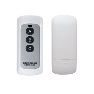 Telecomando digitale 3 tasti 433 telecomando Wireless auto giocattolo Audi 3 pulsante telecomando 433mhz Pt2264 telecomando fisso codice - Product Image 3