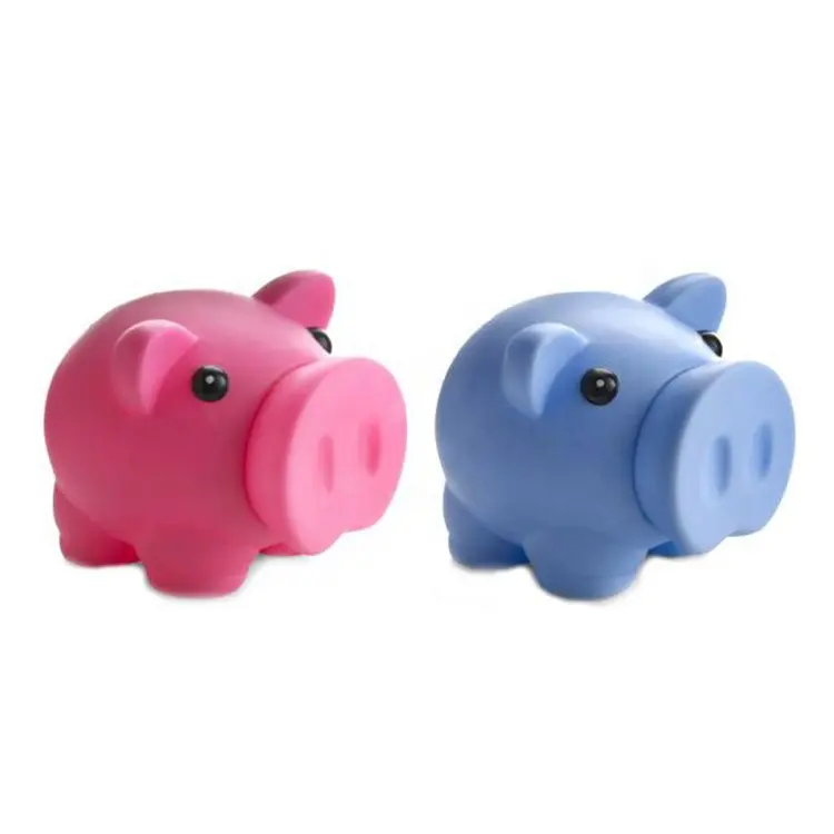 OEM/ODM ECO friendly PVC money box piggy bank cheap plastic coin bank
