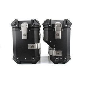 Üretici toptan evrensel motosiklet 38L alüminyum alaşım yan kutu anti damla ve anti-çarpışma gövde seyahat için gerekli - Product Image 5