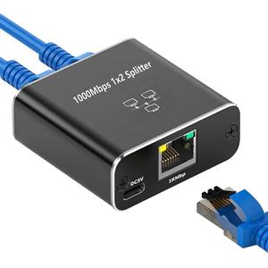 1000Mbps Ethernet Splitter <strong>Network</strong> Adapter RJ45 POE 1X2 1X3 1X4 LAN Extender for PC <strong>Computer</strong> Router Switch Works Simultaneously - Product Image 3