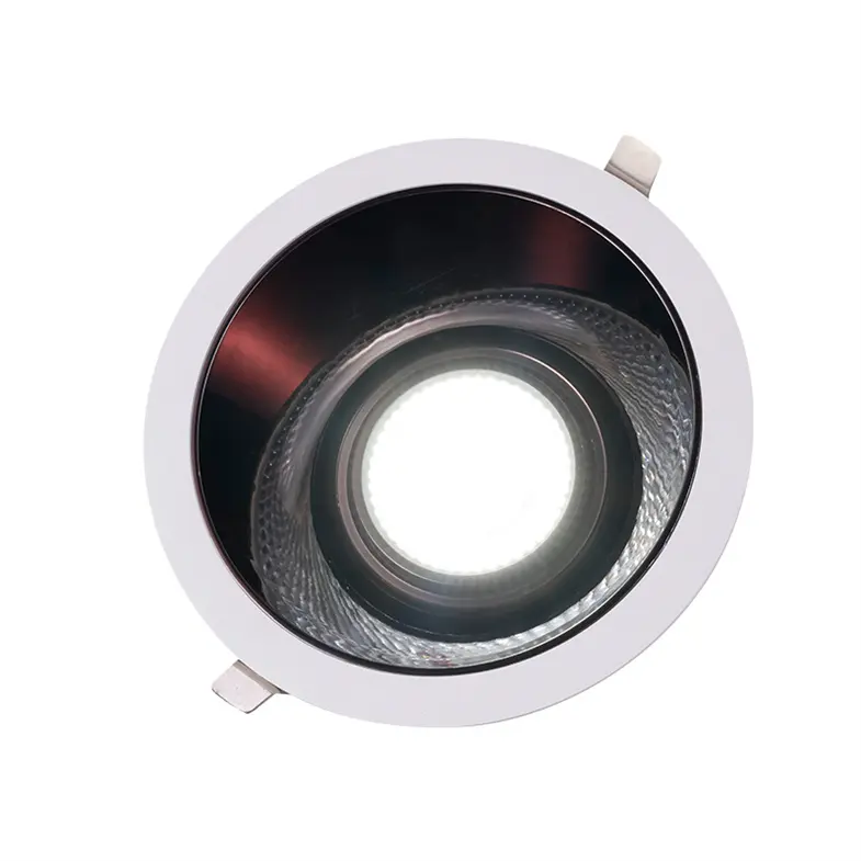 高効率屋内ダウンライト省エネアンチグレア内蔵調節可能防水ip65 LEDダウンライト