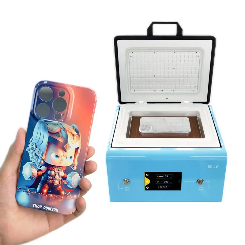Wholesale Sublimation Phone Case Printer Machine 3D Sublimation Vacuum Heat Press Machine for DIY Phone Case