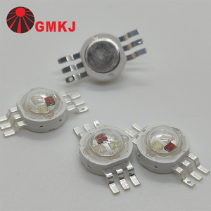High Power RGB Tri-color 3*3w <strong>Led</strong> Emitter 9w 6 Pin Power <strong>Led</strong> Lights with Star Heatsink - Product Image 1