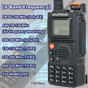 2024 Nuevo Baofeng UV-K6 Walkie Talkie NOAA Banda Completa Frecuencia de Copia Inalámbrica Tipo-C USB Carga Radio Bidireccional - Product Image 5