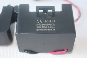 <strong>Split</strong> core AC CT with 1000A/100mA 0.5Class for three <strong>phase</strong> electricity energy meter - Product Image 2