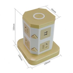 Home Office <strong>Multi</strong>-<strong>functional</strong> Vertical <strong>Socket</strong> <strong>with</strong> <strong>USB</strong> <strong>Socket</strong> Tower - Product Image 5
