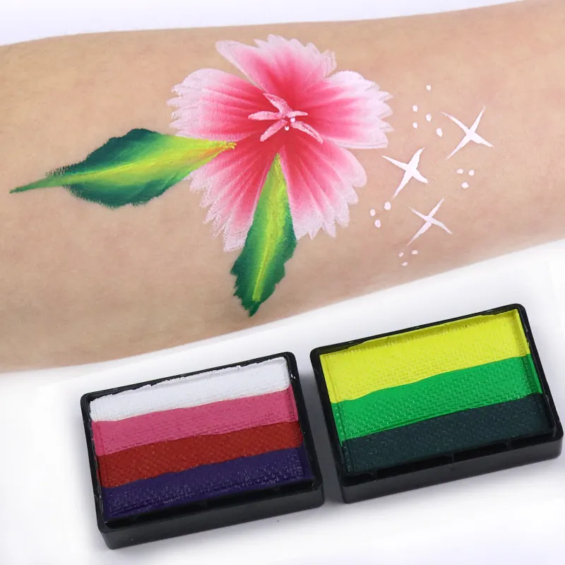 Vernice arcobaleno attivata dall'acqua vernice divisa Eye Liner e Shadow Face and Body Paint