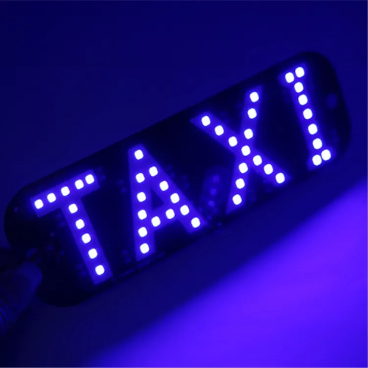 Tablero de luz Led para Taxi, iluminación de señal vacía para coche, 7,5 pulgadas, 12V