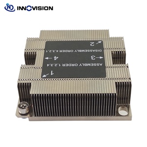Passive 1u Server CPU Cooler Embedded 3heating Pipes <strong>Heatsink</strong> for Intel LGA3647 Square 3647-1U03PS - Product Image 2