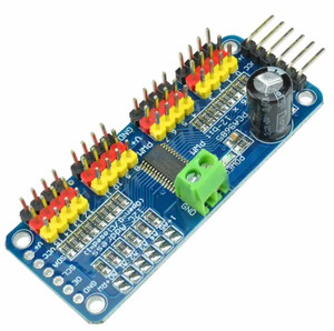 16 kanallı PWM Servo sürücü kartı Robot denetleyici IIC arayüz sürücü modülü PCA9685