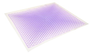 TPE Planets VIOLETハーモニーピロー、100% ソフトタラレイラテックスピローコアを備えた睡眠サポート弾性グリッド六角 - Product Image 4