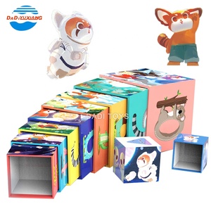 DADI OEM ve ODM okul öncesi karton eğitim biliş çocuk hayvan istifleme oyuncak kağıt yığını oyuncaklar - Product Image 2