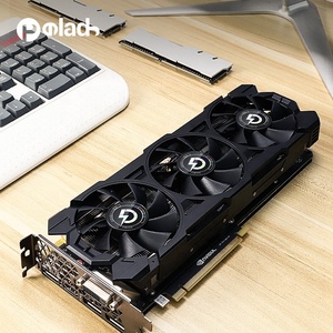 GPU GTX 1050TI 1060 1070 1080 Ti Rtx2060 2080 GPU Rx570 Rx580 tarjetas graficas 6G 8G การ์ดจอพัดลมใหม่ DP PCI Express DDR5X - Product Image 1