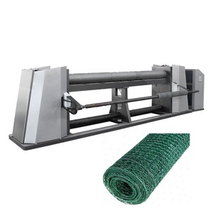 4.3METER Fully automatic straight and reverse <strong>hexagonal</strong> wire mesh <strong>netting</strong> <strong>machine</strong> in HTK factory - Product Image 3