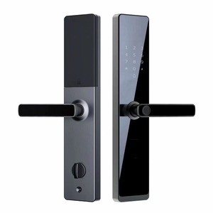 2025 akıllı alüminyum solak güvenlik ekranı kapı kilidi Tuya TTLock anti-hırsızlık tuş takımı anahtarsız giriş WiFi için ev iç - Product Image 6