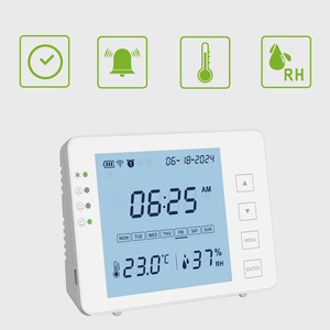 Sistema de calidad del aire interior Digital Tuya WIFI montado en la pared WIFI Data Logper Sensor de temperatura y humedad WIFI sin rosca - Product Image 3
