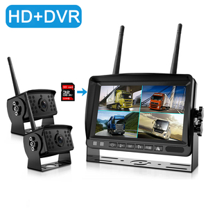 IPoster <strong>7</strong>&quot; Digital Signal WiFi <strong>Rear</strong> <strong>View</strong> <strong>System</strong> Free 32GB Card 1080P Built in DVR Reverse <strong>Camera</strong> Monitor - Product Image 1