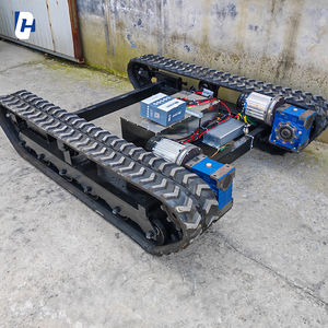 Tùy chỉnh tất cả các địa hình thép theo dõi động cơ thủy lực Tank theo dõi khung gầm điều khiển từ xa không người lái xe robot theo dõi khung gầm - Product Image 4