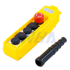 Spingere il blocco per ruotare il pulsante di arresto di emergenza Scatola di Controllo Interruttore - Product Image 1