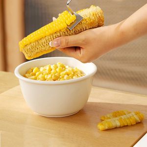 2025 yeni mısır kesici mısır Cob soyucu mısır Cob paslanmaz çelik Splitter aracı mutfak için ergonomik saplı - Product Image 4