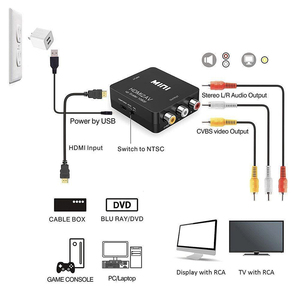 HDMI-convertidor compatible con RCA AV/CVBS L/R, decodificador de Audio y vídeo, 1080P, MINI HD2AV, compatible con salida NTSC PAL, HD a AV - Product Image 6