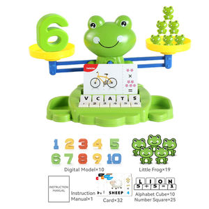 เครื่อง3in1เพื่อการเรียนรู้การเรียนรู้ของเด็ก bgl ของเล่นทางคณิตศาสตร์กบตัวเลขดิจิตอลของเล่นเกมสมดุล - Product Image 5