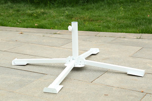 户外太阳伞沙滩伞四脚底座十字底座钓鱼伞三角底座 - Product Image 4