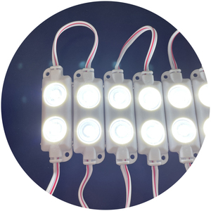 2ชิ้นชิป1วัตต์ DC12V โฆษณาขนาด60X18มิลลิเมตร100lm อะลูมิเนียม PCB โมดูล LED แบบฉีดพีวีซีสำหรับตัวอักษรของช่องแสงไฟ - Product Image 4