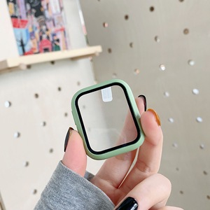 Apple izle temperli cam ekran koruyucu 41 45mm cam PC koruyucu kılıf için Iwatch 7 ekran filmi - Product Image 5