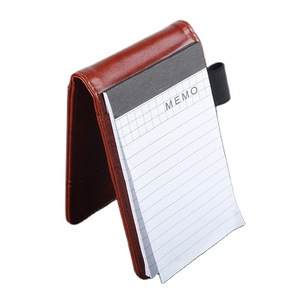 Agenda tascabile A7 in pelle PU notepad diario memo planner con mini blocco note e calcolatrice - Product Image 5