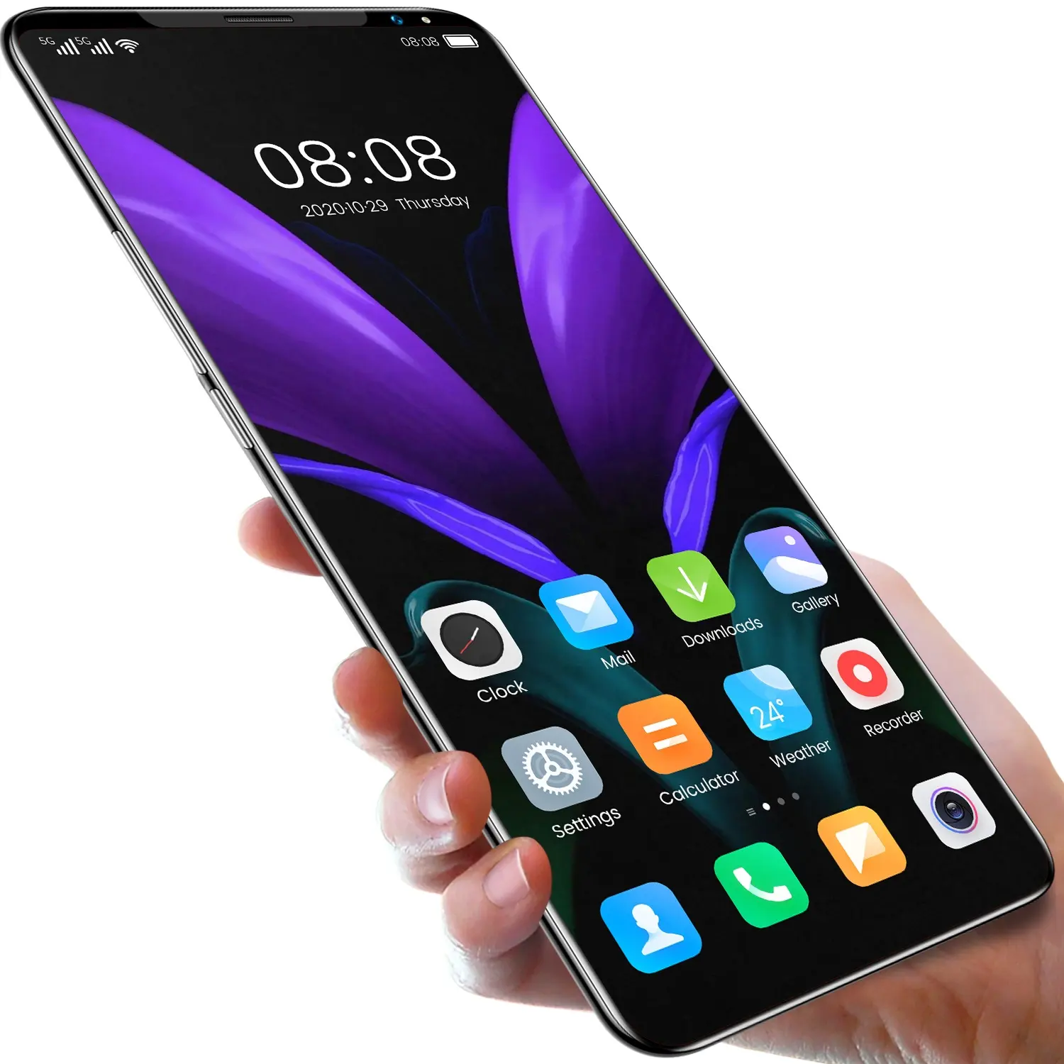 M11 smartphone pro 16gb + 512gb, celular com tela de 5g lte, android, câmera de 16mp + 32mp, identificação de digitais