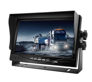 Soporte en U para pantalla táctil, 2 canales, entrada de vídeo con parasol, visión trasera, Monitor de coche y camión de 7 pulgadas, suministro de fábrica - Product Image 1