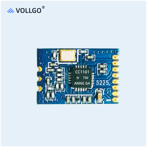Vollgo OEM/ODM小型低電力CC1101 433MHz RFモジュール10dBmSPI SMD長距離RFモジュール - Product Image 3