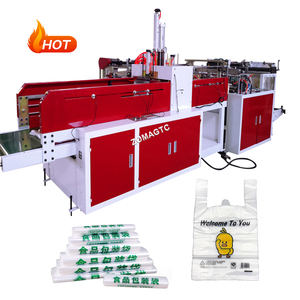 Hot Sale Plastic Vest <strong>Bag</strong> Making <strong>Machine</strong> Polythene Soft Shopping T Shirt <strong>Garbage</strong> Plastic <strong>Bag</strong> Manufacturing Making <strong>Machine</strong>