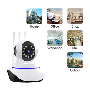 HD inalámbrico libre APP software teléfono tableta PC visualización CCTV inteligente interior PTZ WiFi cámara IP v380 - Product Image 5