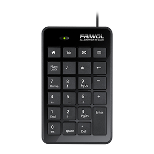 Mini teclado con contraseña USB Nuevo interruptor negro con características numéricas Cable externo para aplicaciones de computadora portátil o de escritorio - Product Image 1